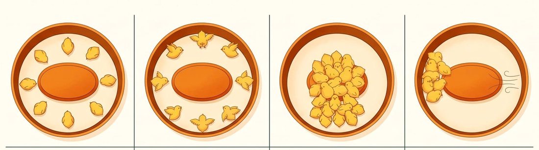 Quatre cas courants à la sélection des œufs : forme correcte, forme allongée, coquille fissurée, surface souillée